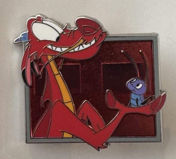 Disney D23 Marketplace 2026 LE 100 Mushu Cri-kee from Ink & Paint Frame PIN ONLY
