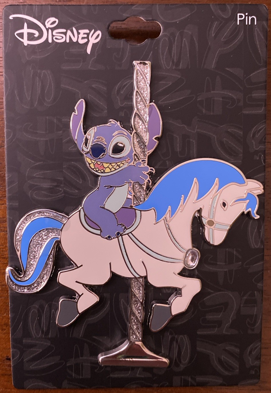 Disney ~ PinAPalooza ~ Cosmic Carousel STITCH on Carousel LE 300 Pin NEW 