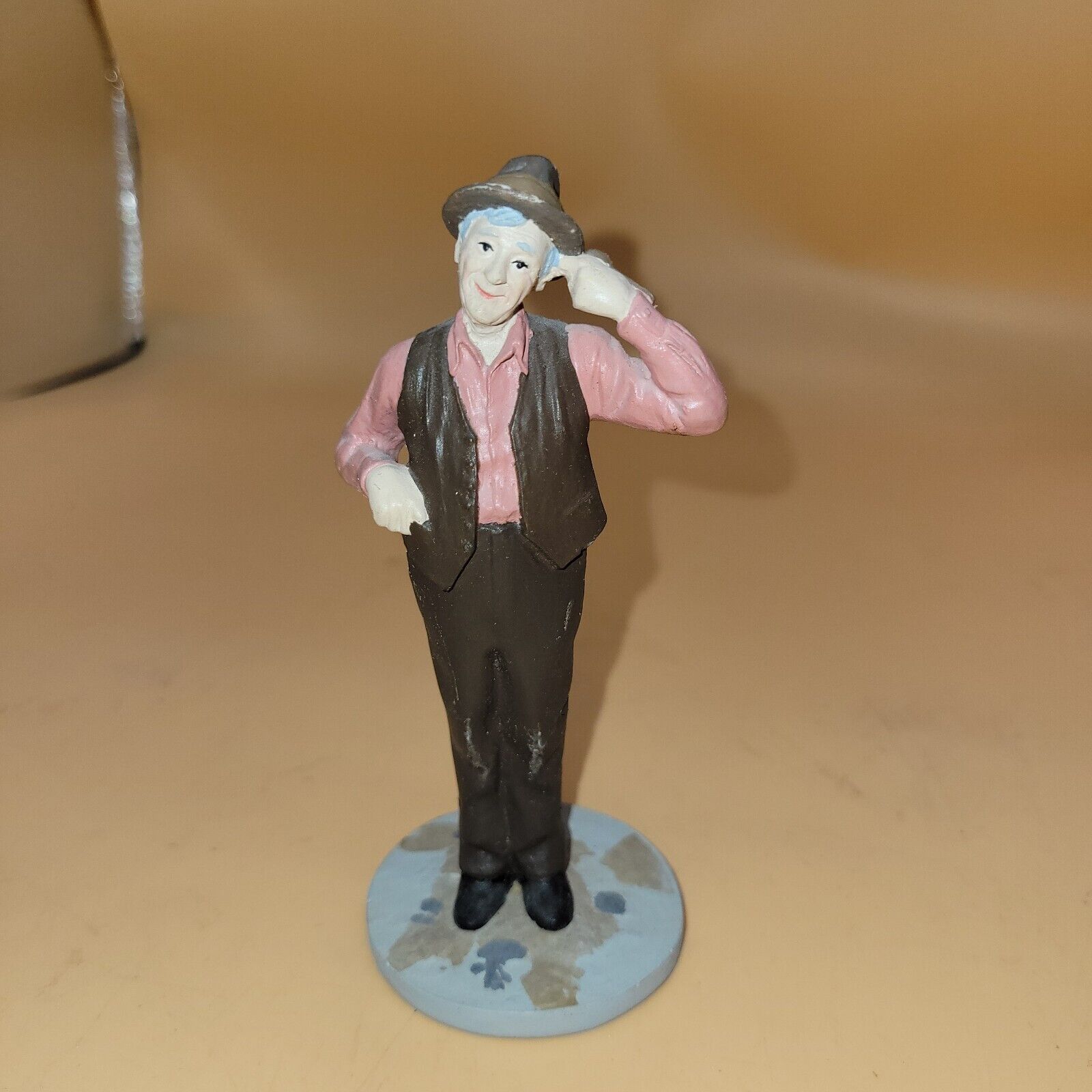 Vintage 1988 Franklin Mint Wizard of Oz Figurine Uncle Henry