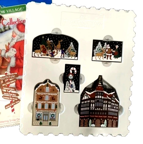 Cat's Meow Village NORTH POLE COLLECTION 1997 Limited Edition I -Set of 5- Read