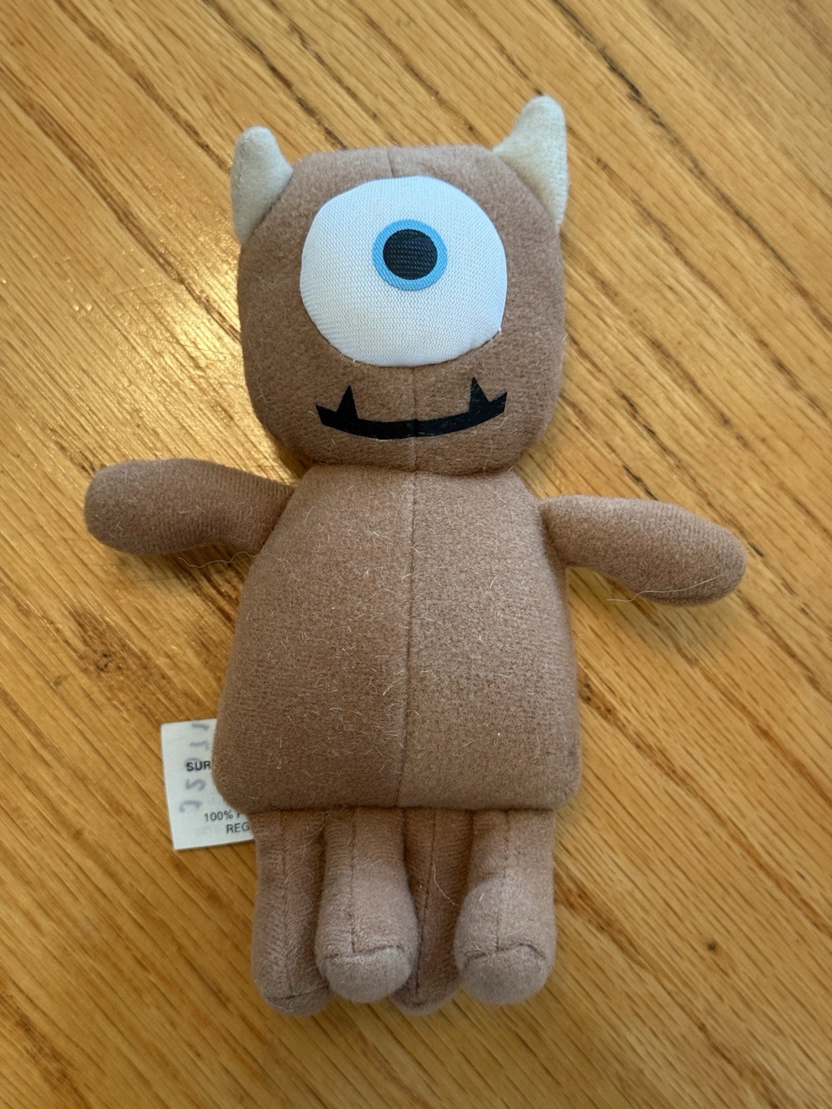 2001 HASBRO MONSTERS INC LITTLE MIKEY BOO PLUSH DOLL DISNEY PIXAR TEDDY BEAR 6”