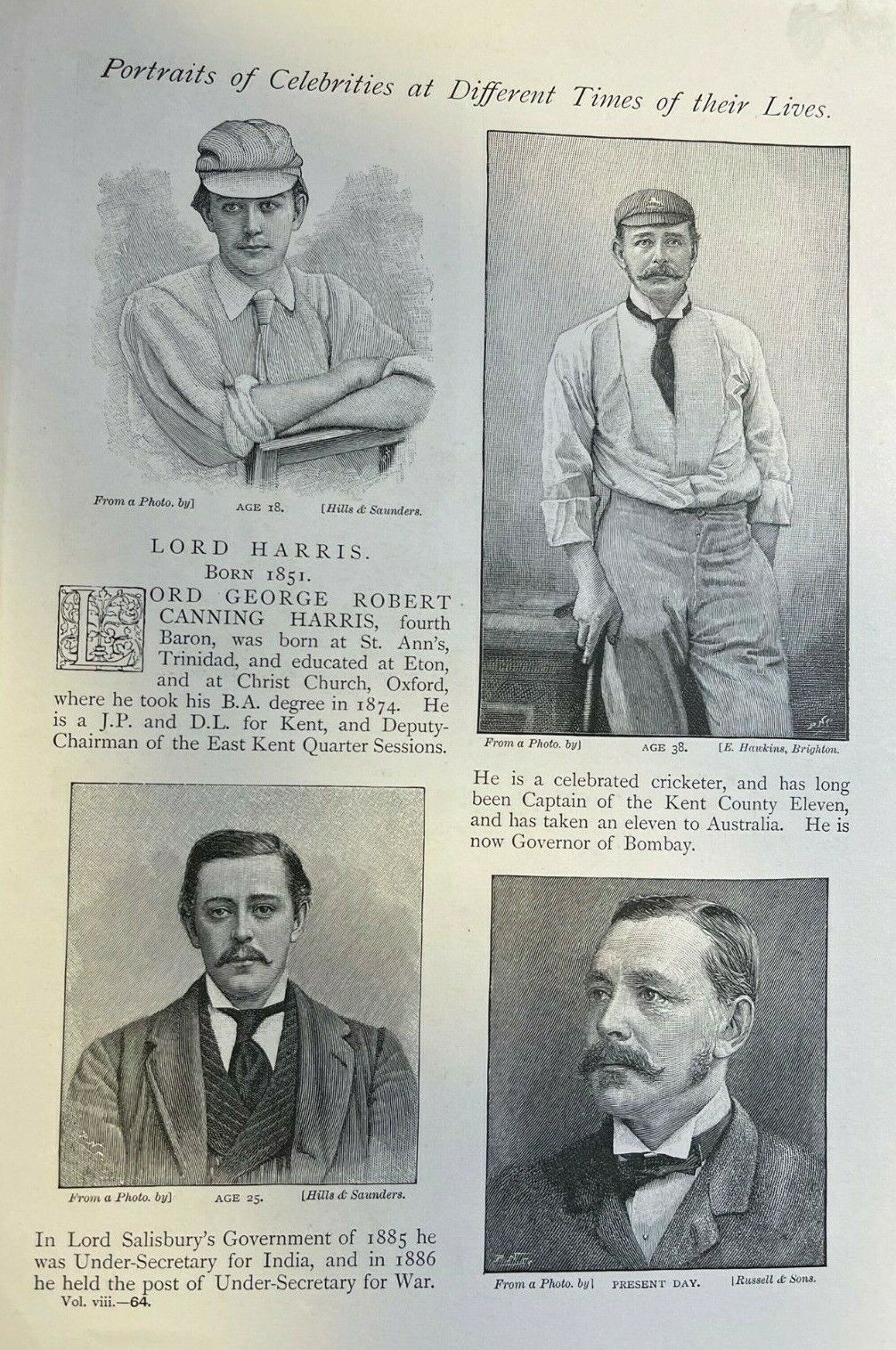 1894 Lord George Robert Canning Harris