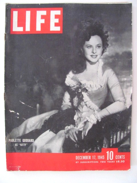 LIFE MAGAZINE, WORLD II ERA, DECEMBER 17 1945, WAR CRIMINALS, PAULETTE GODDARD