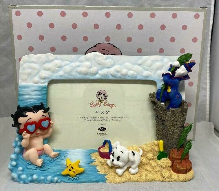 (NEW) BABY BETTY BOOP  ON THE BEACH PICTURE FRAME 6891