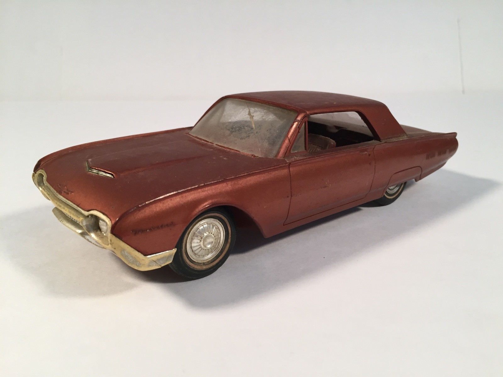 VTG 1962 Ford Thunderbird Dealer Promo Model Car Red Bronze VTG 1962 Ford Thunderbird Dealer Promo Model Car Red Bronze