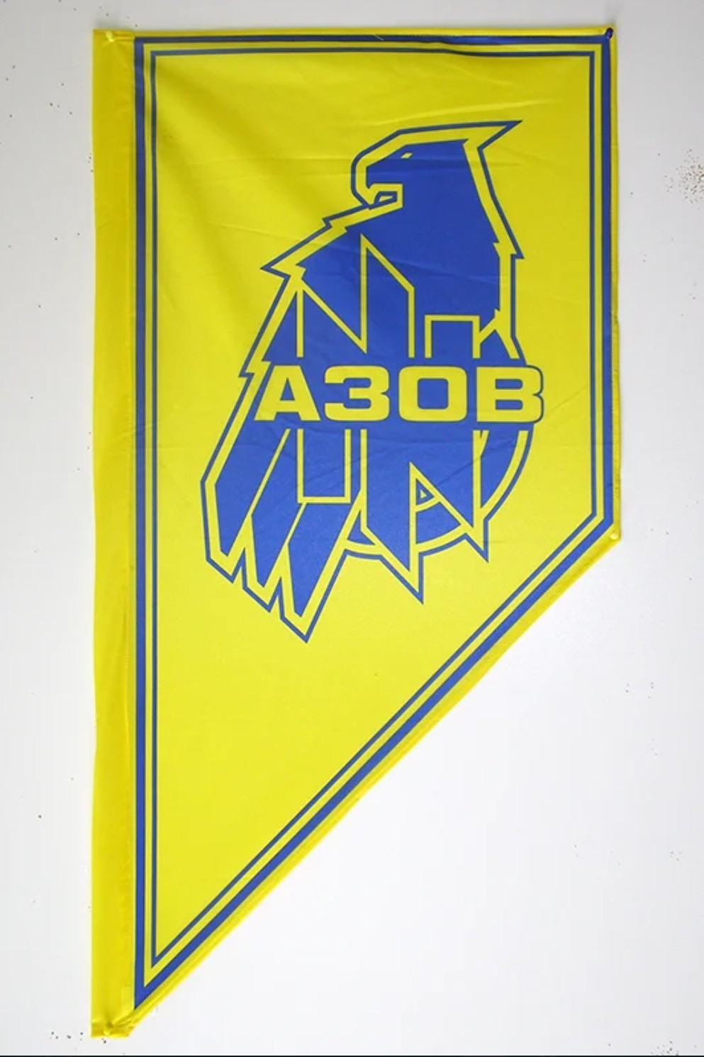 RARE Ukrainian Army Flag AZOV Battalion 2022 🔥 Mariupol Siege Relic 🎖️