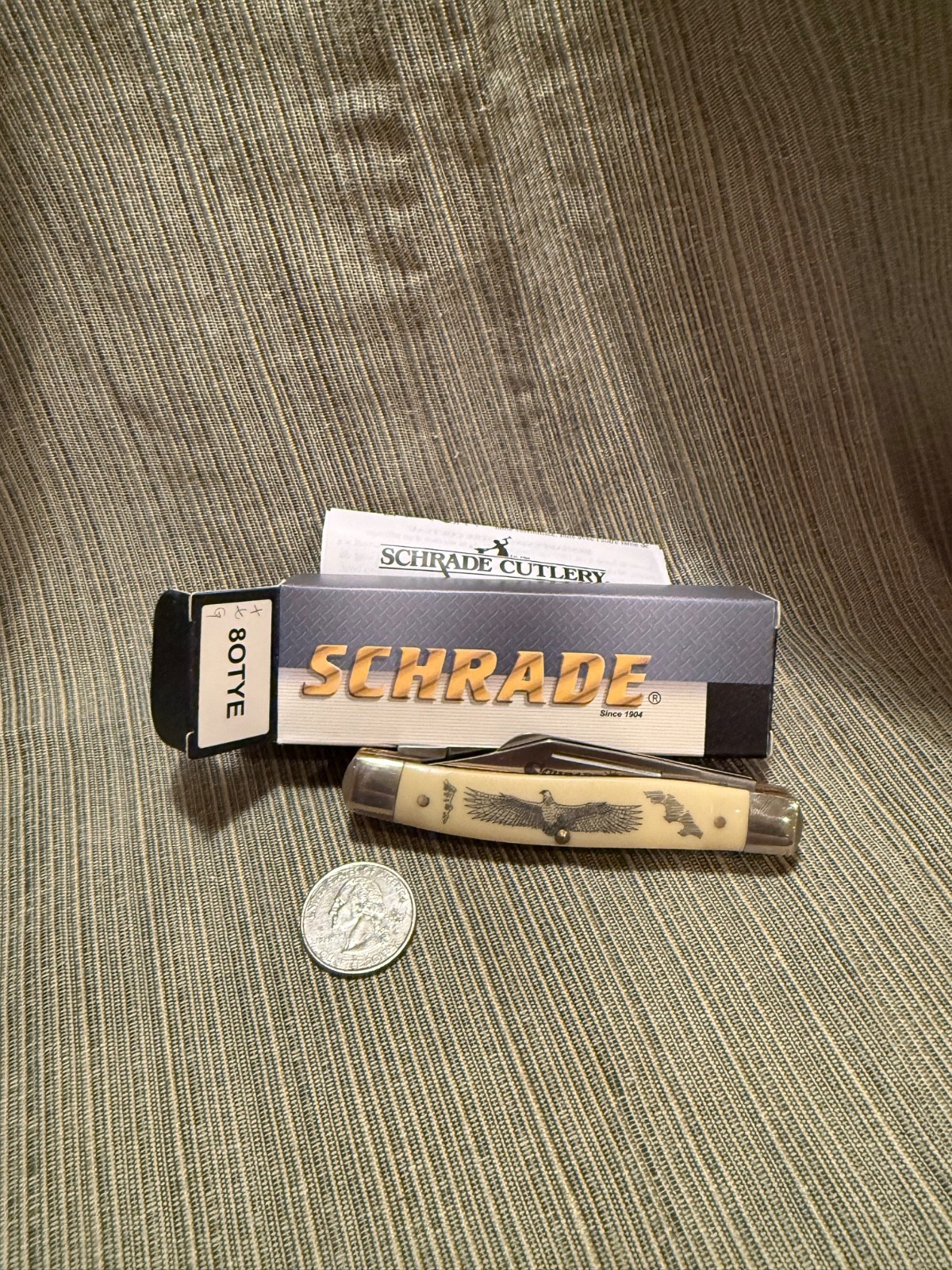 Schrade 8OTYE (Yellow) – NIB