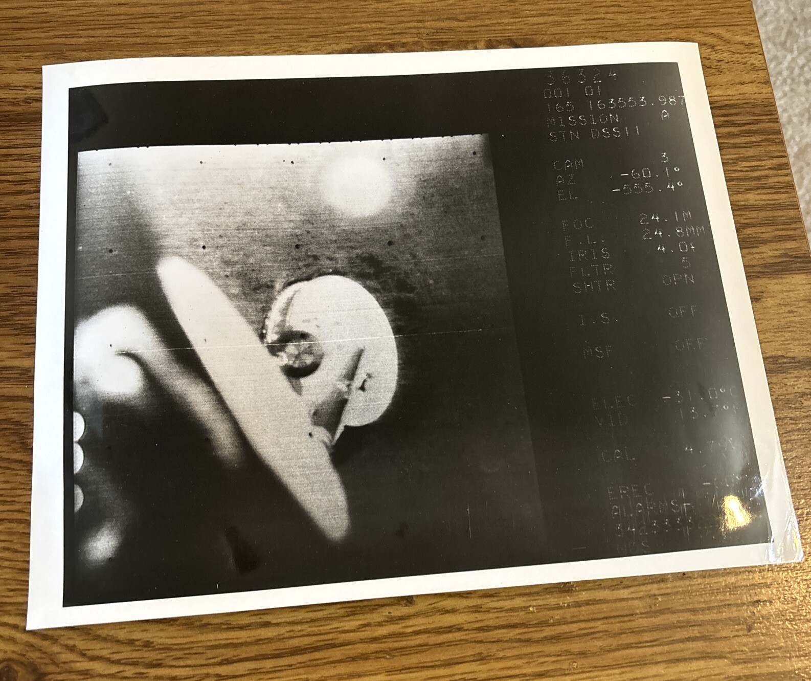 Office of Public Information NASA Moon Photo June 1966 Surveyor I-32