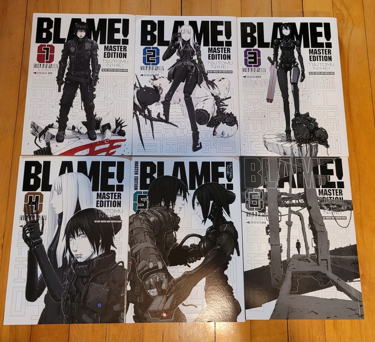 BLAME Master Edition Manga Vol 1-6 Complete Full Set Tsutomu Nihei English