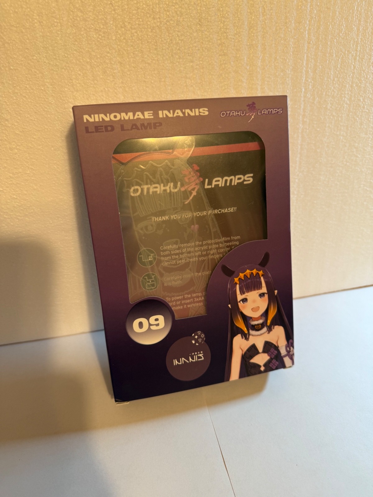 Hololive English Ninomae Ina\'nis x Otaku Lamps LED Display