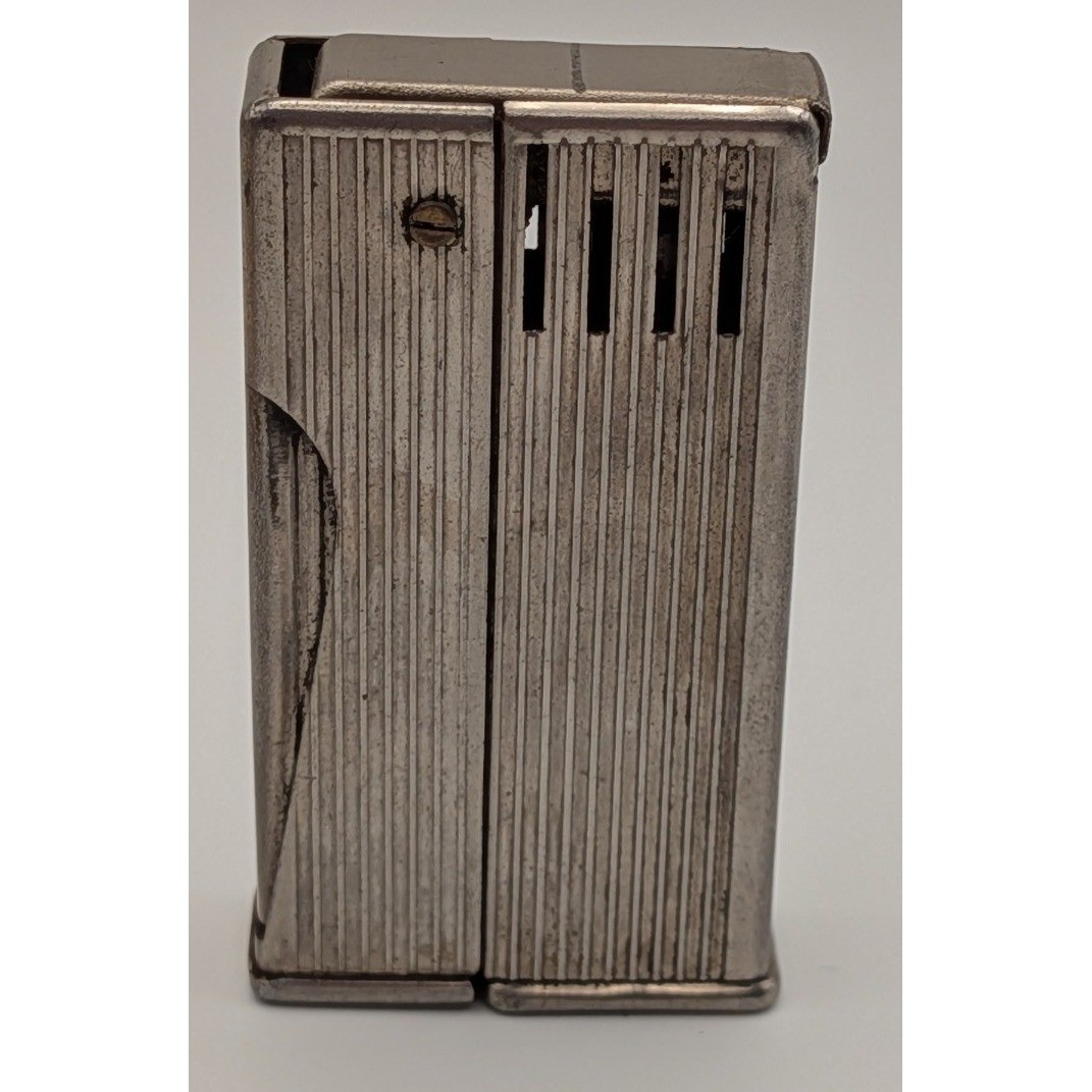 Forever Pocket Lighter Vintage Silver Pinstripe Austria Good Lift Arm Patent Forever Pocket Lighter Vintage Silver Pinstripe Austria Good Lift Arm Patent