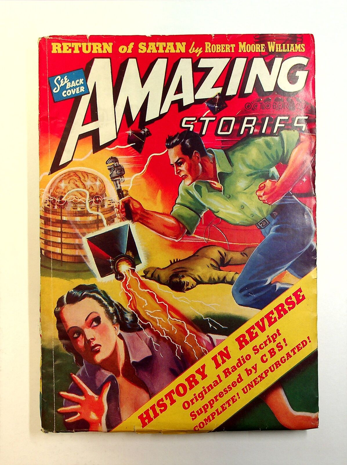 Amazing Stories Pulp Oct 1939 Vol. 13 #10 VG/FN 5.0