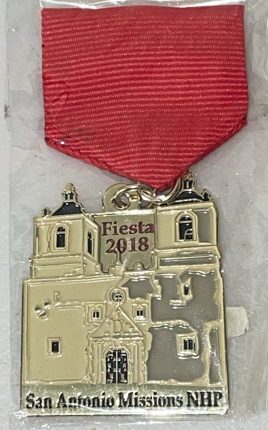 Fiesta 2018 San Antonio Missions NHP National Historical Park Fiesta Pin Medal Fiesta 2018 San Antonio Missions NHP National Historical Park Fiesta Pin Medal