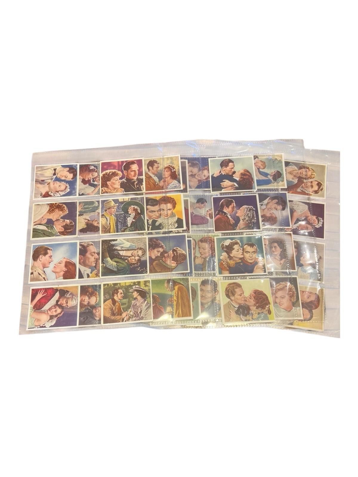 Famous Love Scenes Cigarette Cards by Godfrey Phillips LTD 1939, Full Set (36)