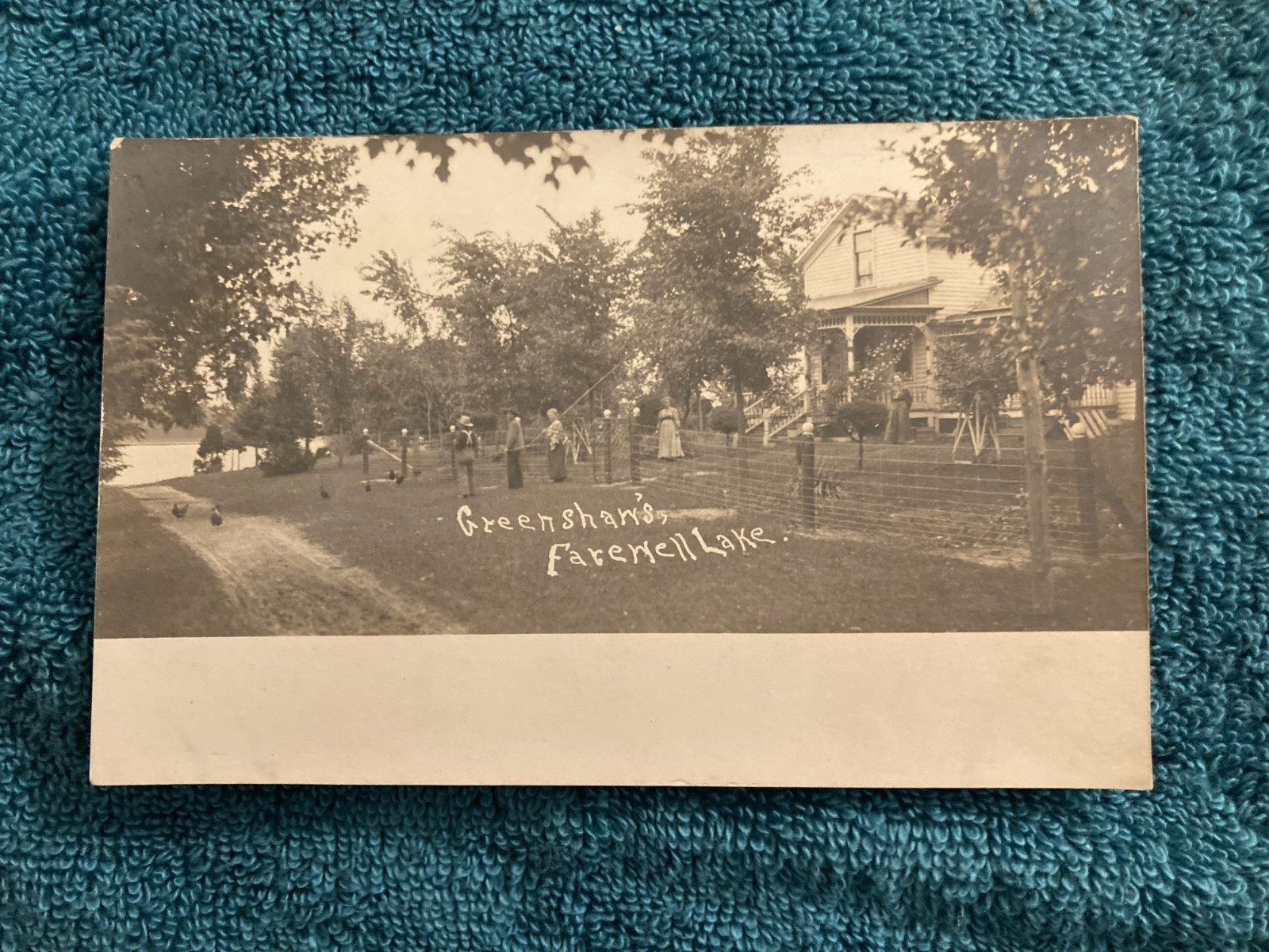 RPPC Greenshaw's Farewell Lake Hanover Michigan Unposted UDB c1905