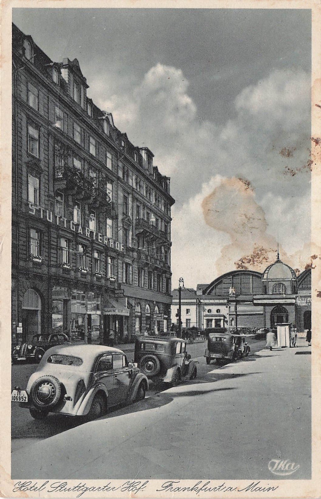 Postcard Frankfurt am Main (60329), Hotel Stuttgarter Hof am Hauptbahnhof, photograph
