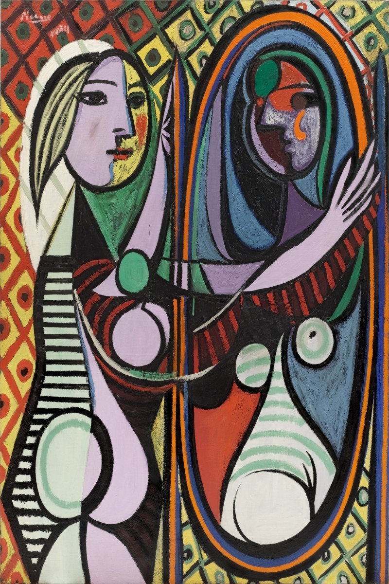 Picasso Wall Art Print Girl Before a Mirror 66x44 Extra Large New