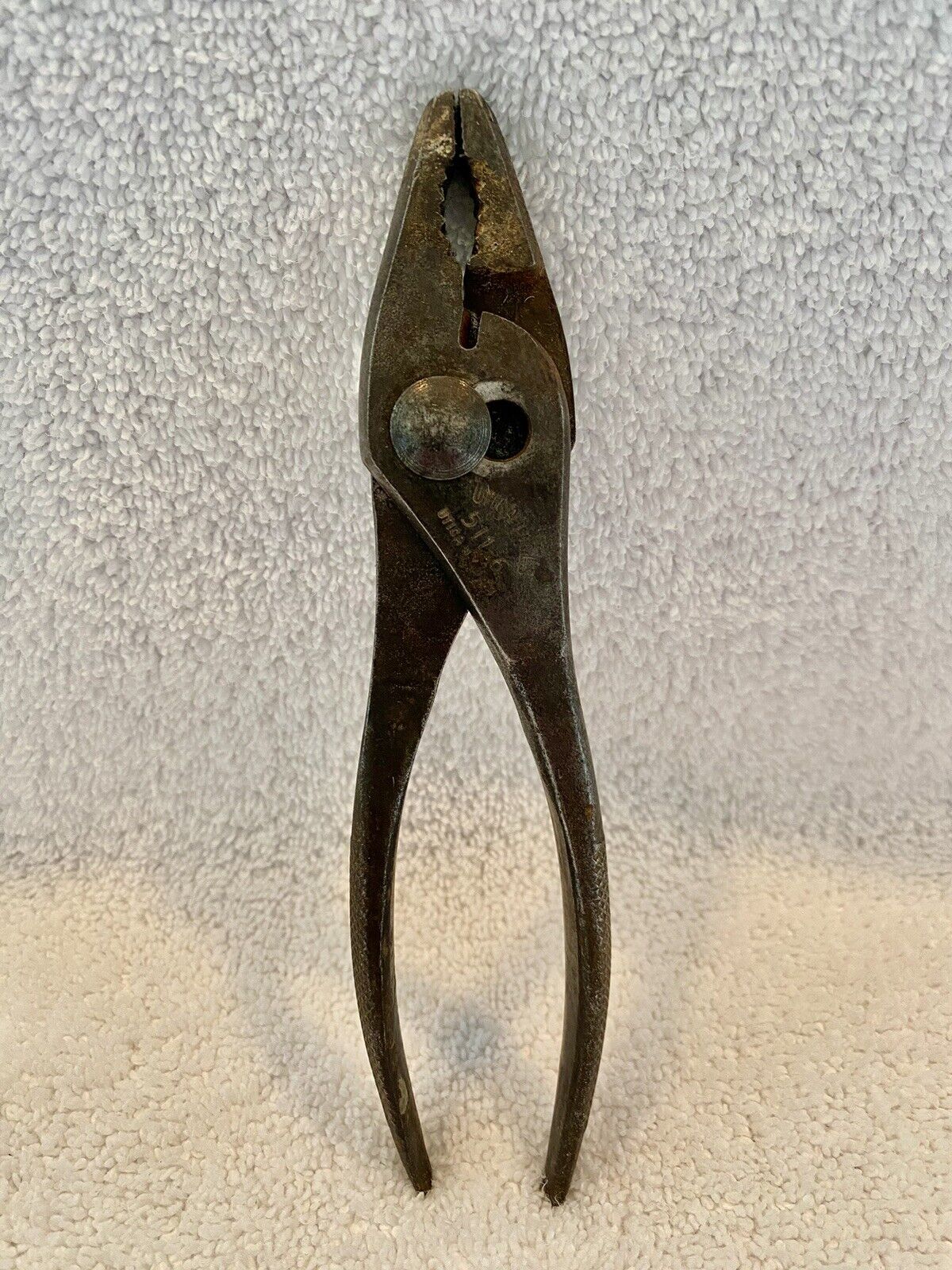 Vintage Utica Tools 511-6 Slip Joint Pliers W/Wire Cutter