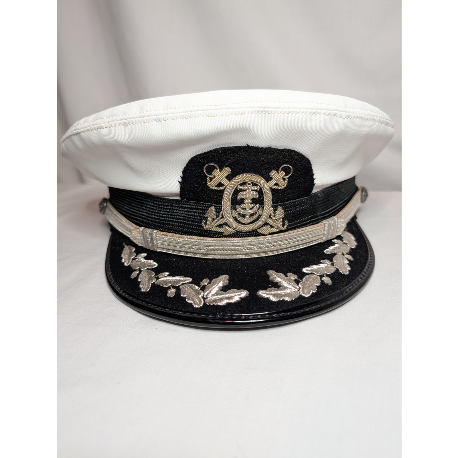 Vintage BSA Boy Scouts of America Sea Scouts Visor Hat Captains Style READ