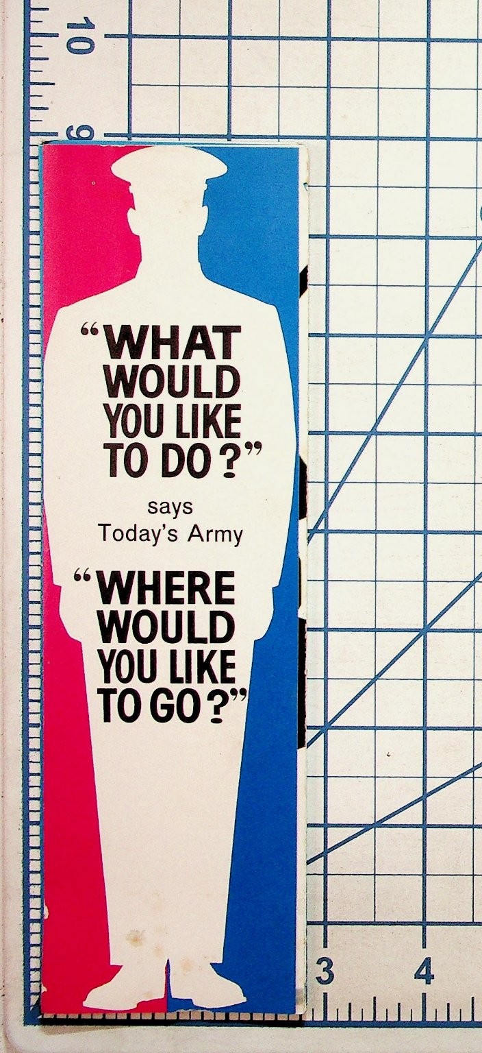 1962 US Army Recruiting Brochure \