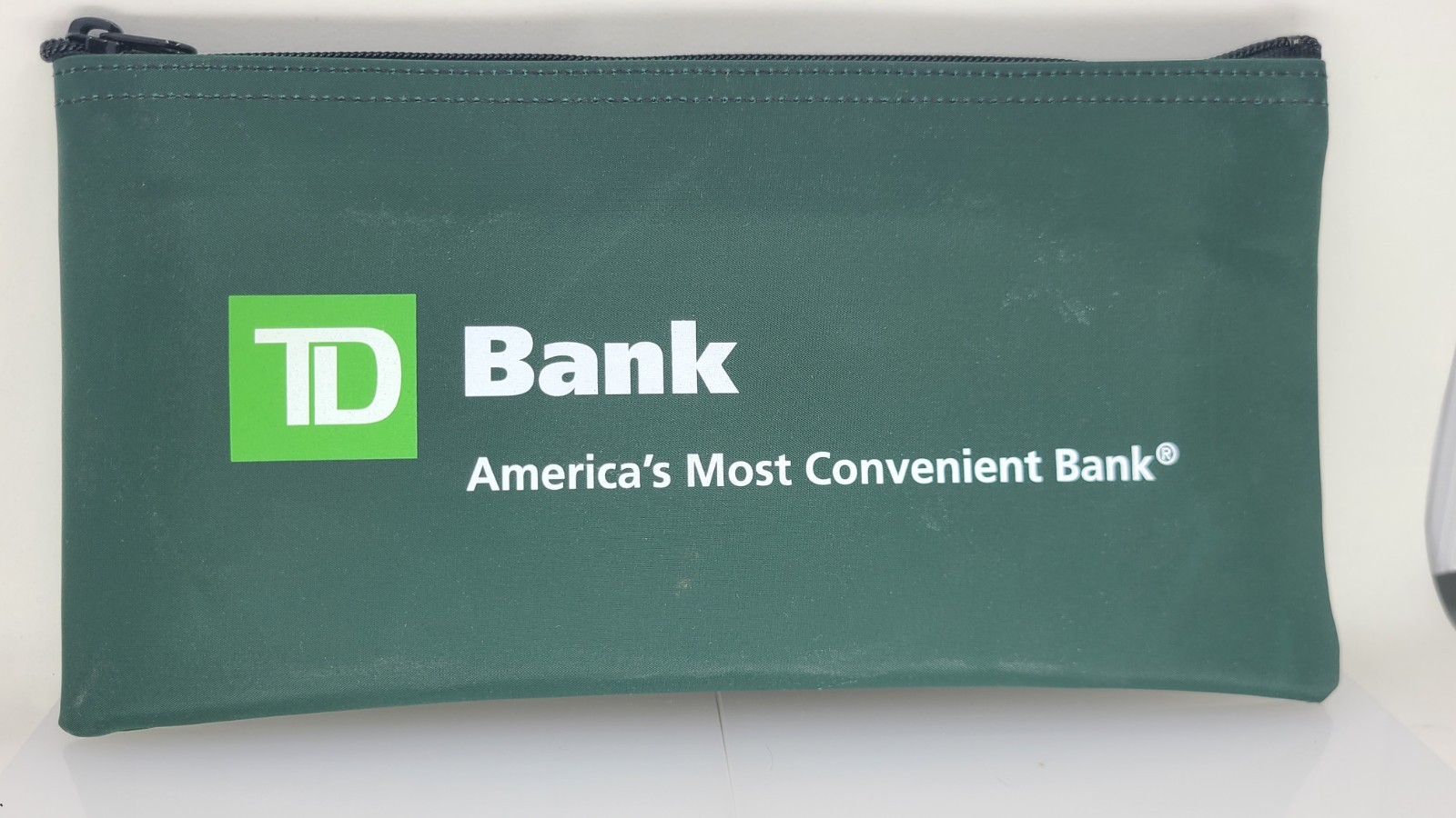 TD Bank Green deposit bag A. Rifkin Company, USA