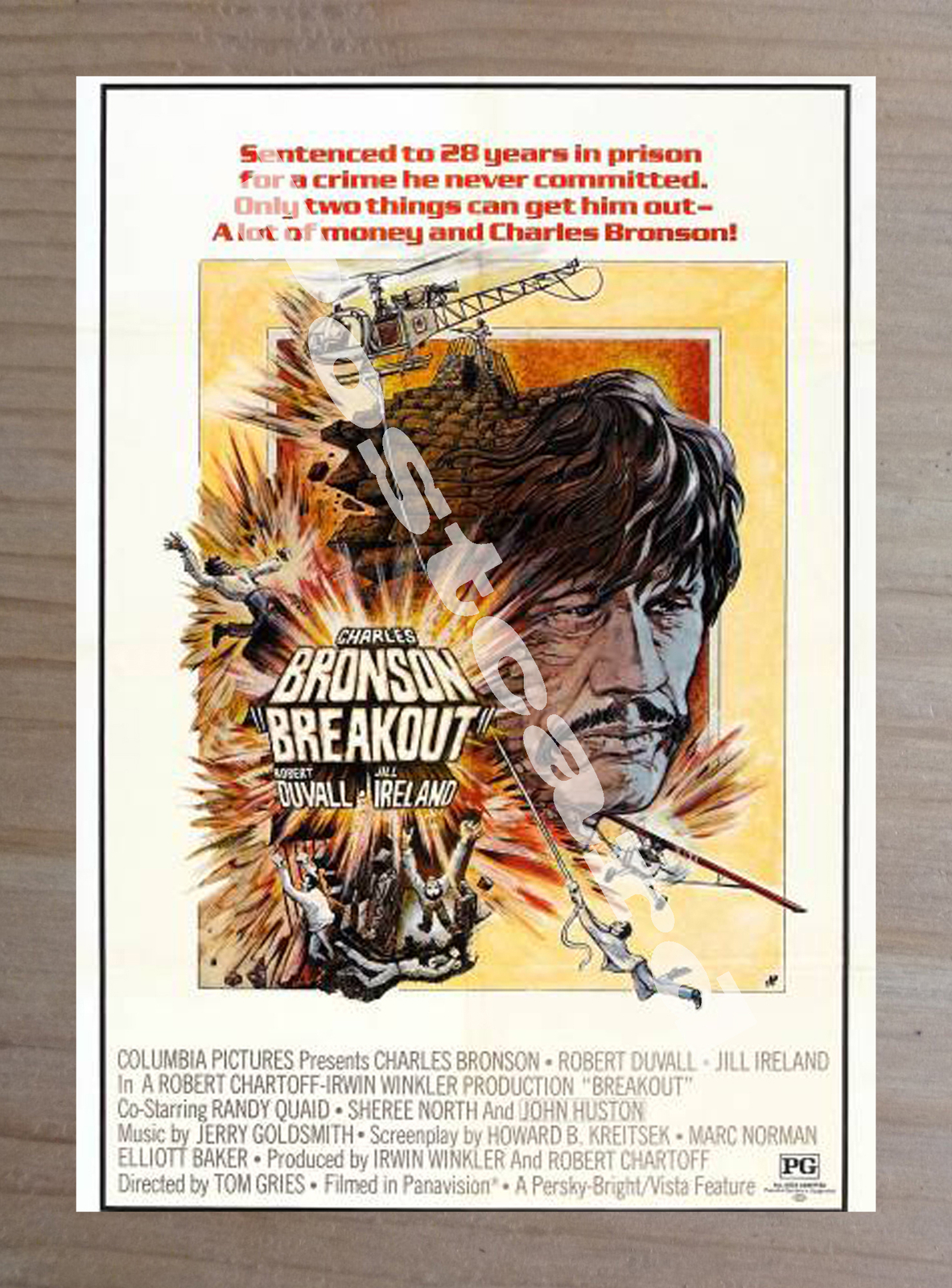 Historic Breakout- Spanish 1975 Movie Advertising