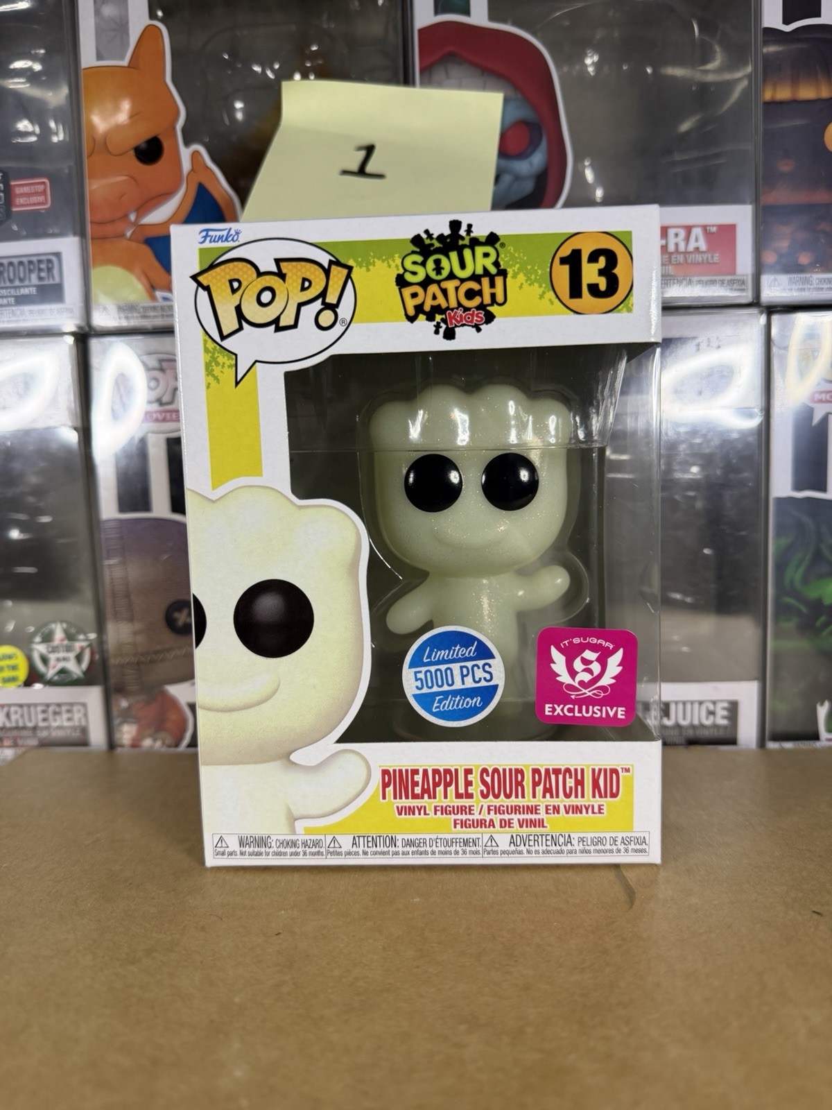Funko Pop Vinyl: Sour Patch Kids - Pineapple Sour Patch Kid #13 It'Sugar 5000