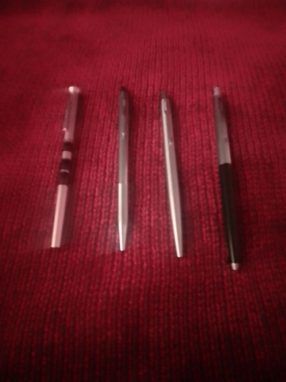 Vintage Lot Of 4 Pen (Cross  Parker  Pier Cardin  Sheffer)