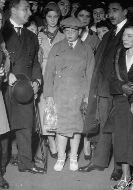 Young hereditary prince Michael from Romania in Paris 1934 OLD PHOTO