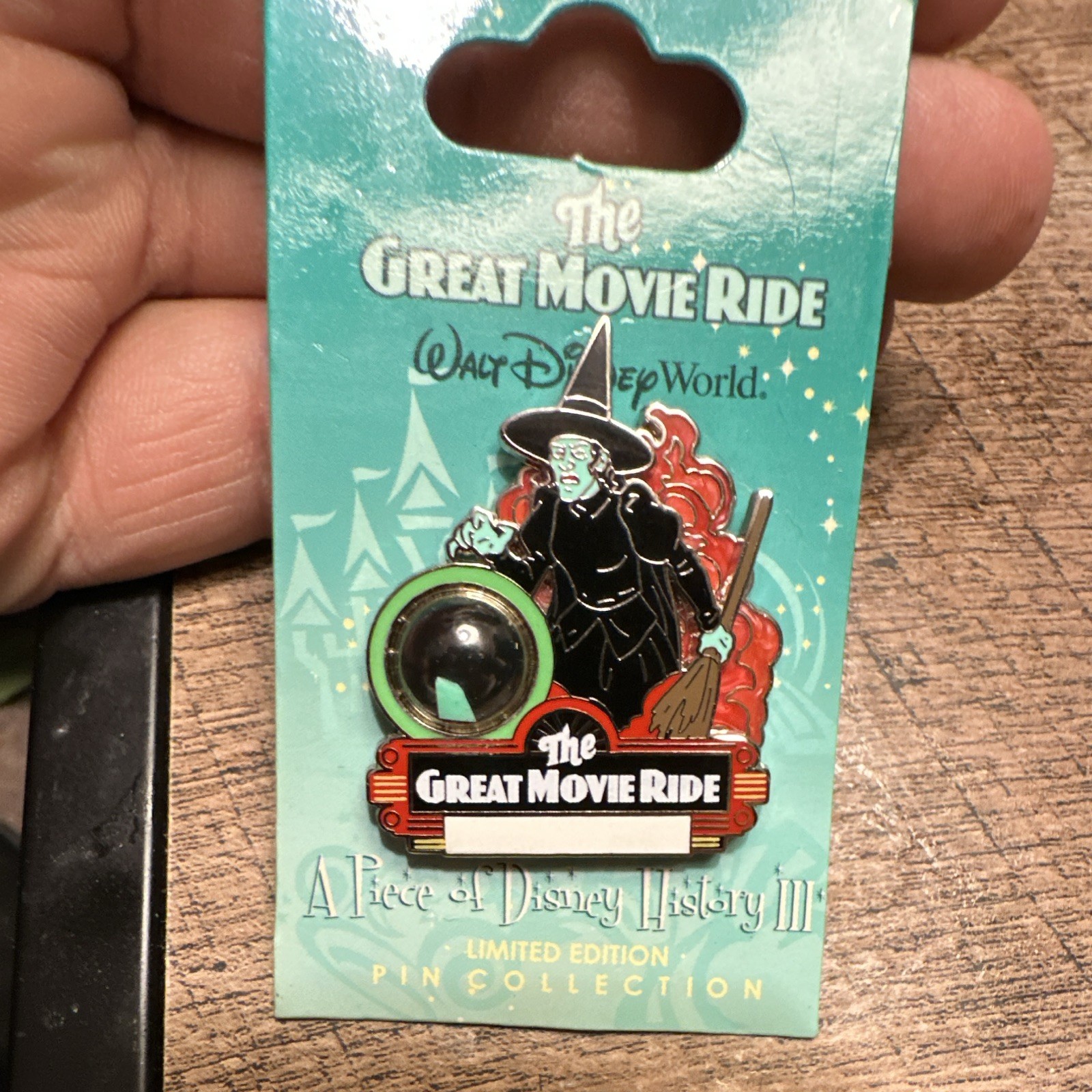 Wicked Witch Great Movie Ride A Piece of Disney History Wizard of Oz LE Pin