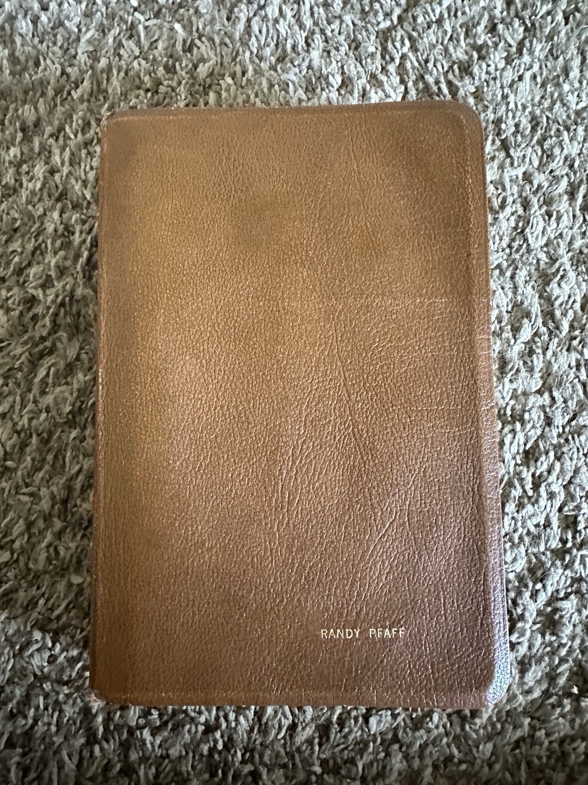 1978 NIV Holy Bible Zondervan Genuine Cowhide Leather 2nd Printing Vintage