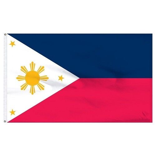 3x5 Philippines Flag Filipino Philipines Country Banner Pennant Indoor Outdoor
