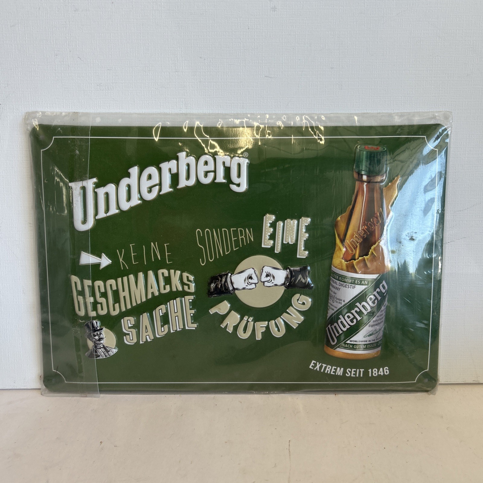 Vintage Underberg Bitters  Tin Metal Signs Bar Décor Wall Art 8x12 New Ad