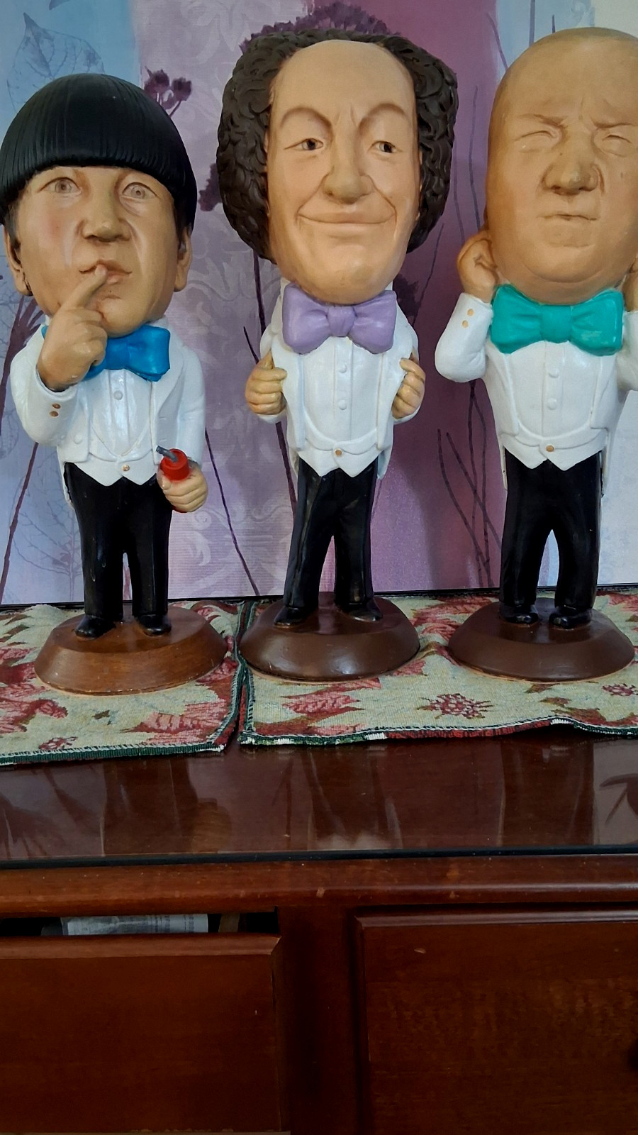 ESCO STATUES *****THE THREE STOOGES**** MOE, LARRY AND CURLEY