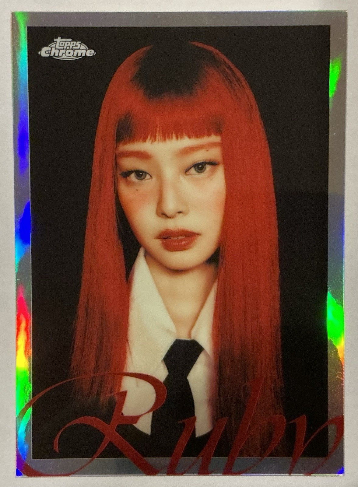 Topps 2026 Topps Chrome x Jennie Ruby Insert Refractor #RSP2 Short Print Topps 2026 Topps Chrome x Jennie Ruby Insert Refractor #RSP2 Short Print