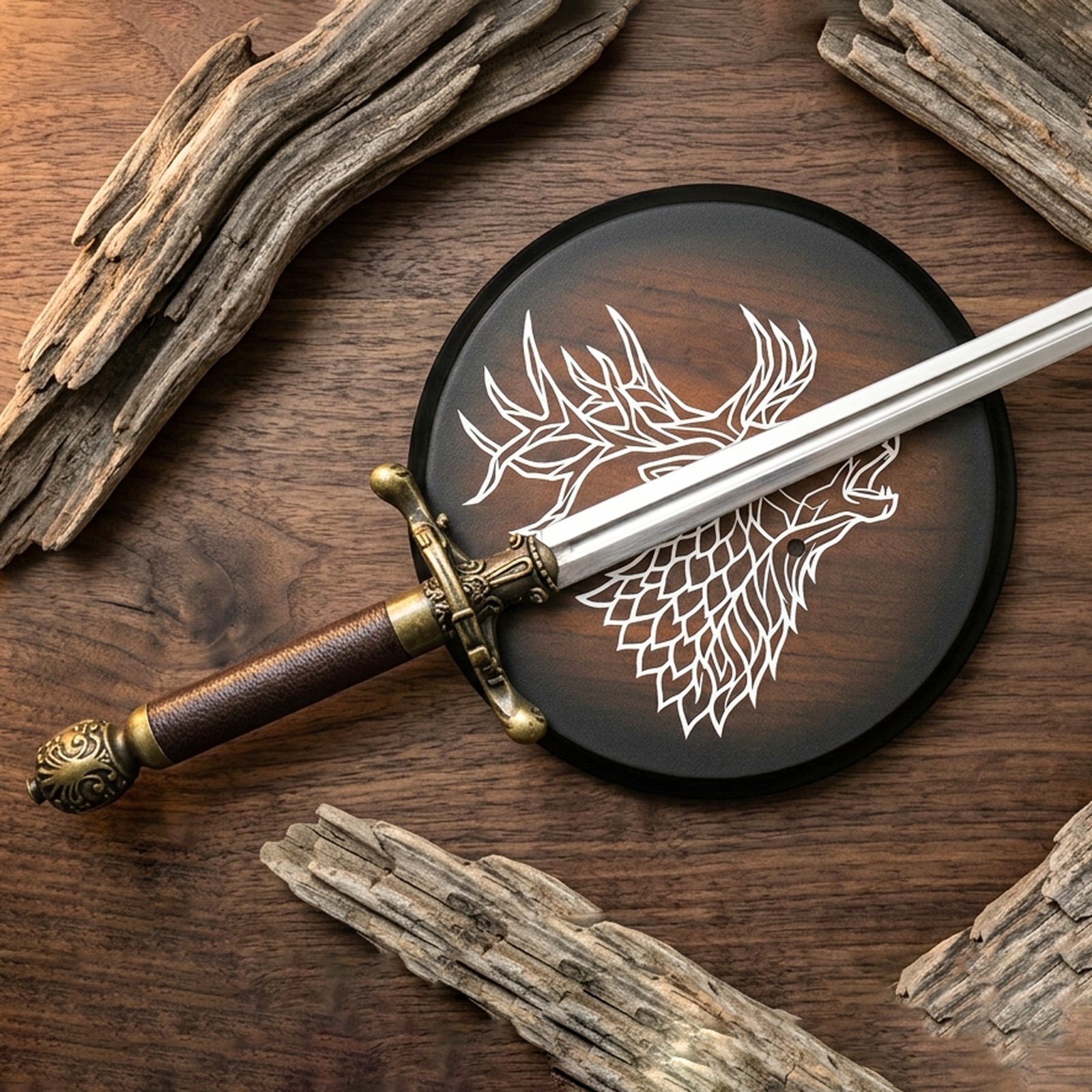 Handmade Custom Fantasy Movie Stainless Steel Sword Cosplay Replica Sword