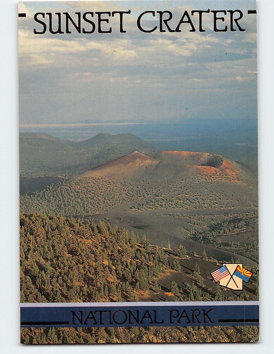 Postcard Sunset Crater National Monument Arizona USA