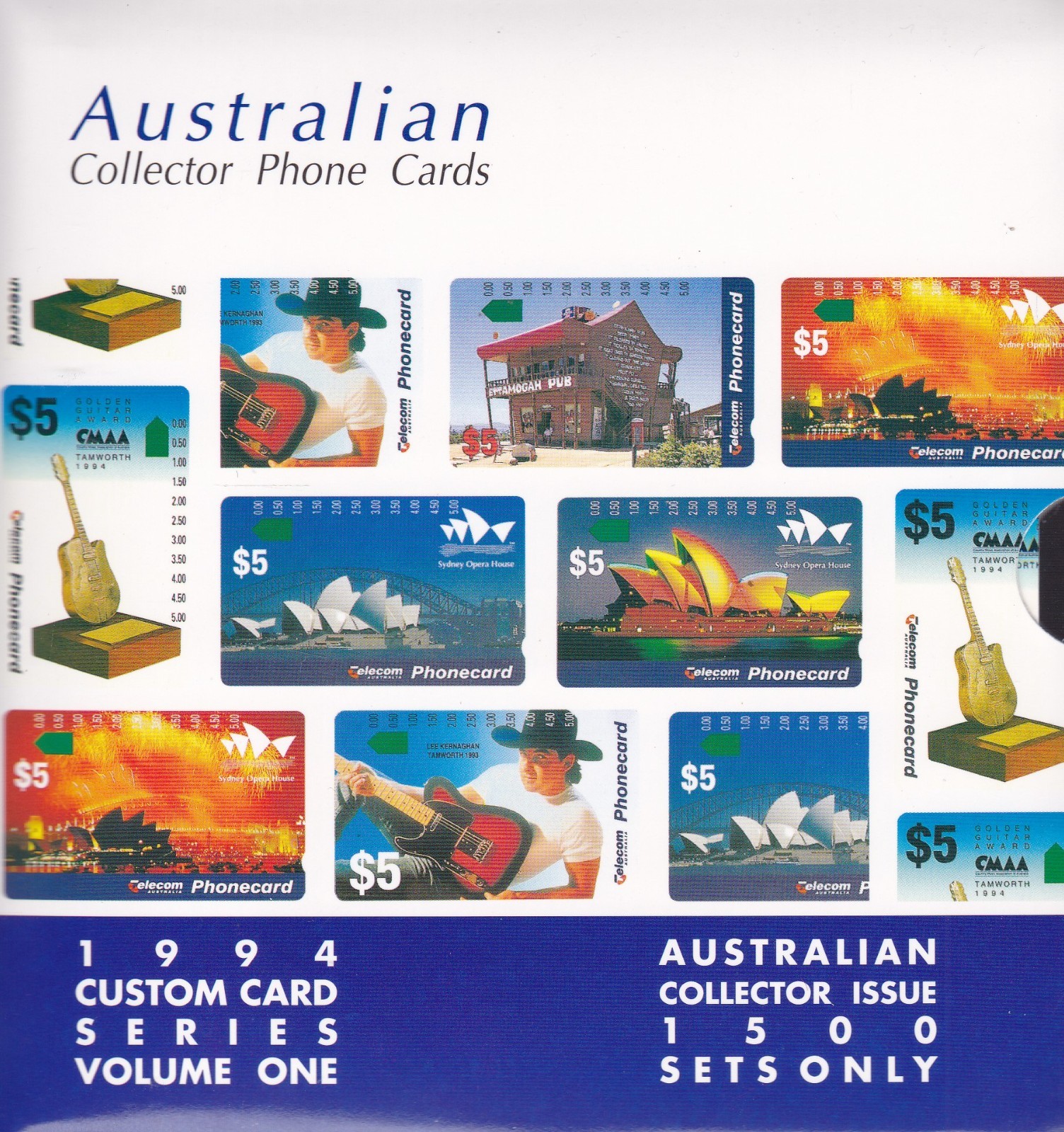 AUSTRALIA TELECOM PHONE CARD 1994 CUSTOM CARD SERIES vol 1 MINT AUSTRALIA TELECOM PHONE CARD 1994 CUSTOM CARD SERIES vol 1 MINT
