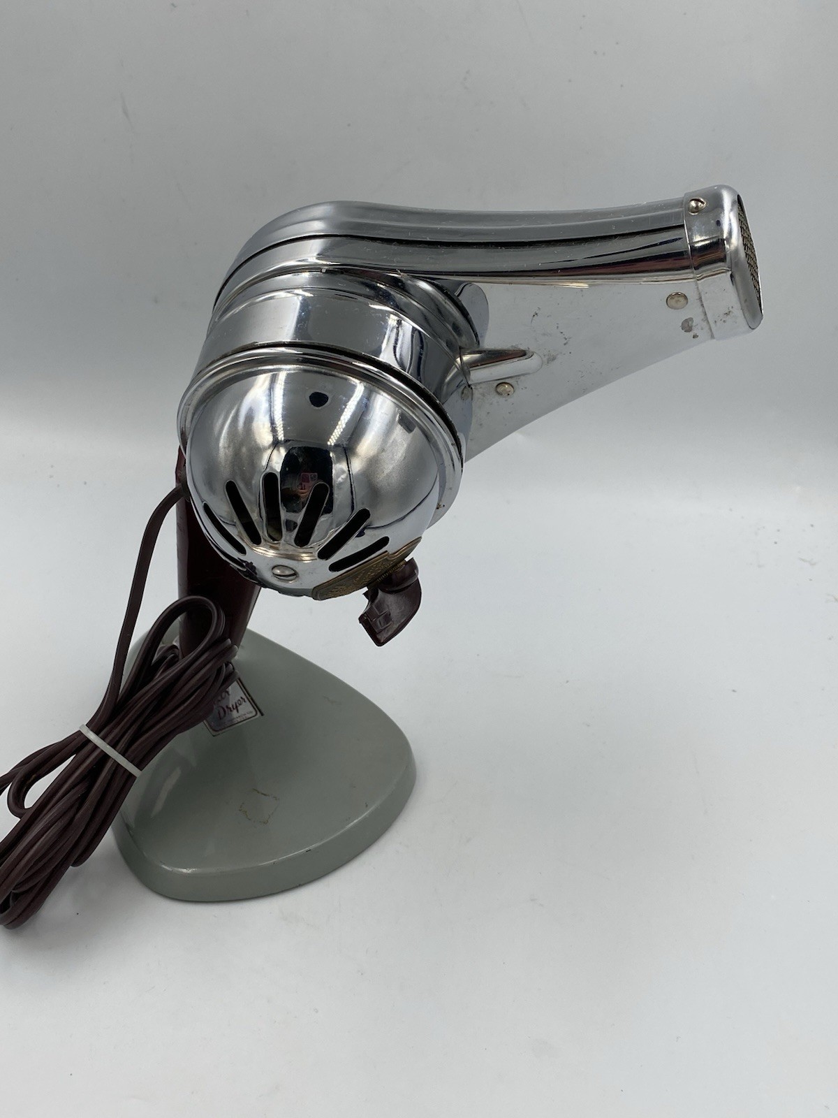 AWSOME 1950s MCM Retro CHROME Hair DRYER Beauty SALON Collectable DISPLAY AWSOME 1950s MCM Retro CHROME Hair DRYER Beauty SALON Collectable DISPLAY