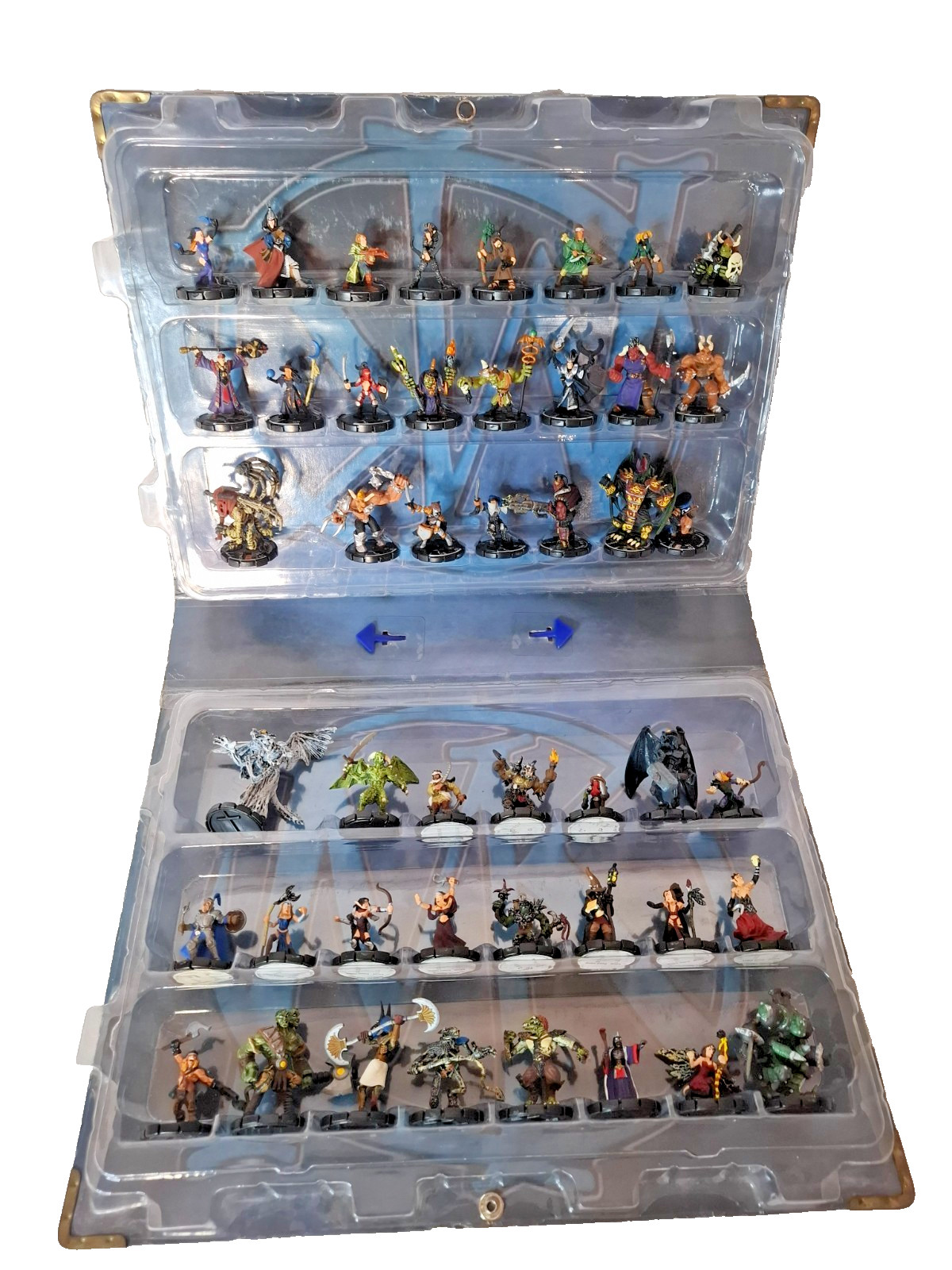 Wizkids Mage Knight Rebellion Collection In Case 46x Rare Miniatures 2001