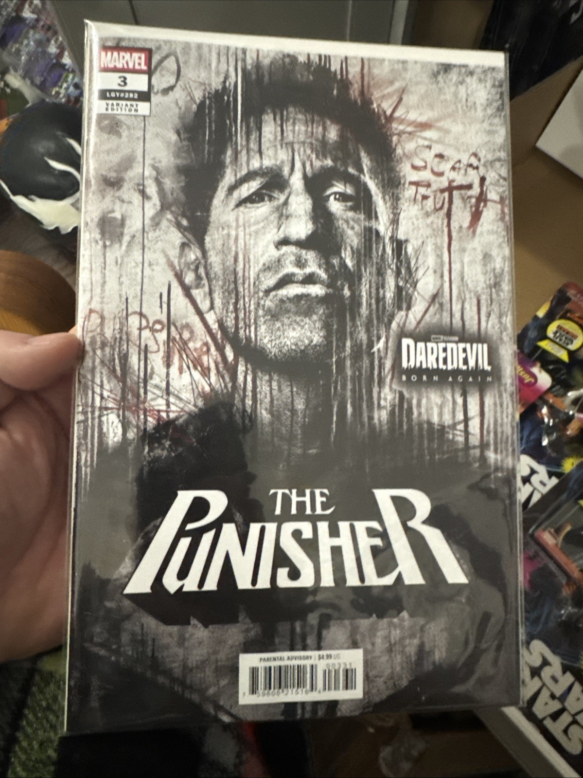 The Punisher #3 Daredevil TV Variant, NM, Marvel 2026, Jon Bernthal, Born Again