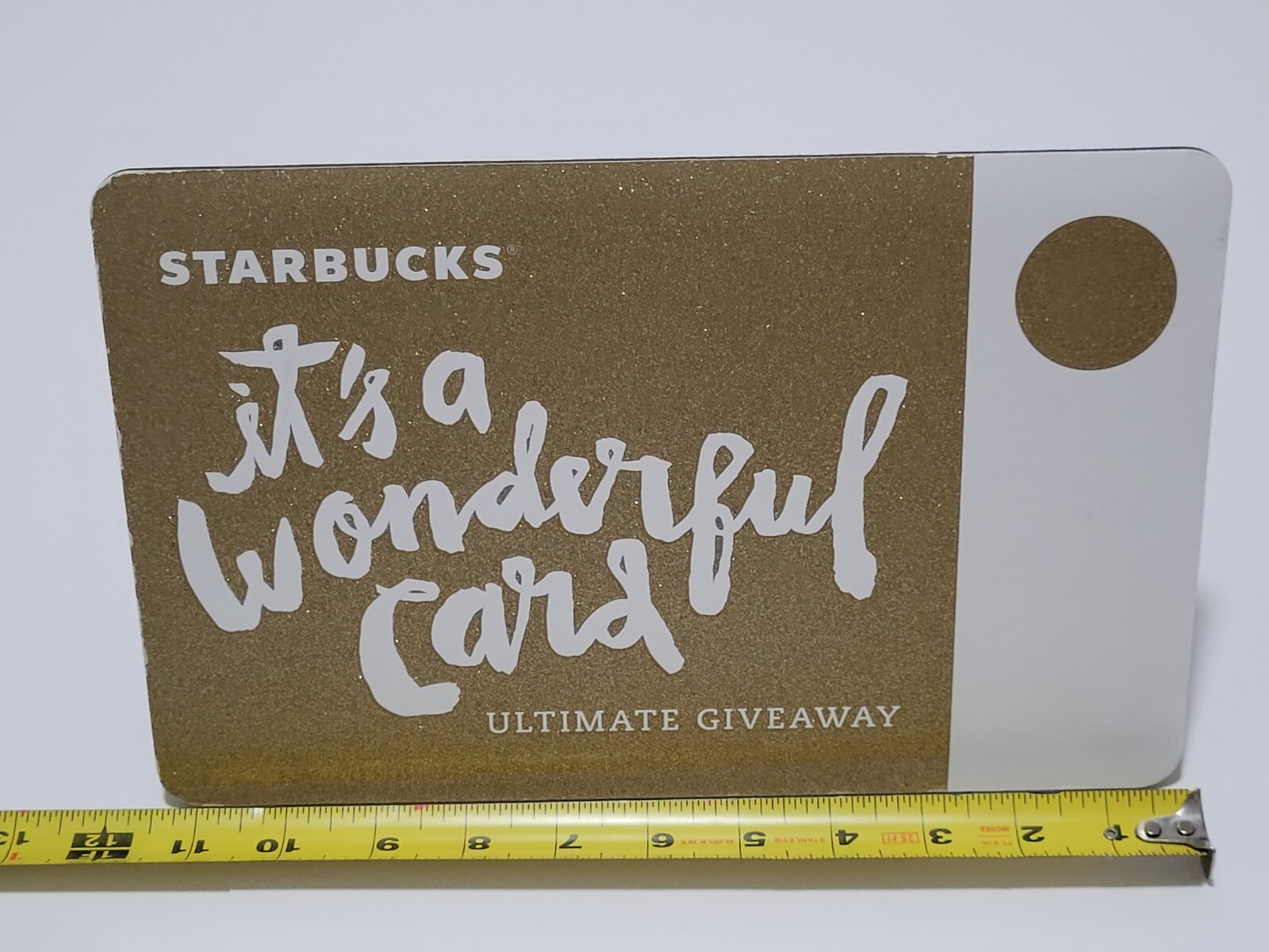 Starbucks It's A Wonderful Card Ultimate Giveaway Retired Promo Display Wall Art