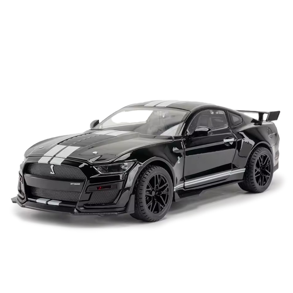 1:18 Ford Mustang Shelby GT500 Alloy Model Diecast with Light & Sound (No Box)
