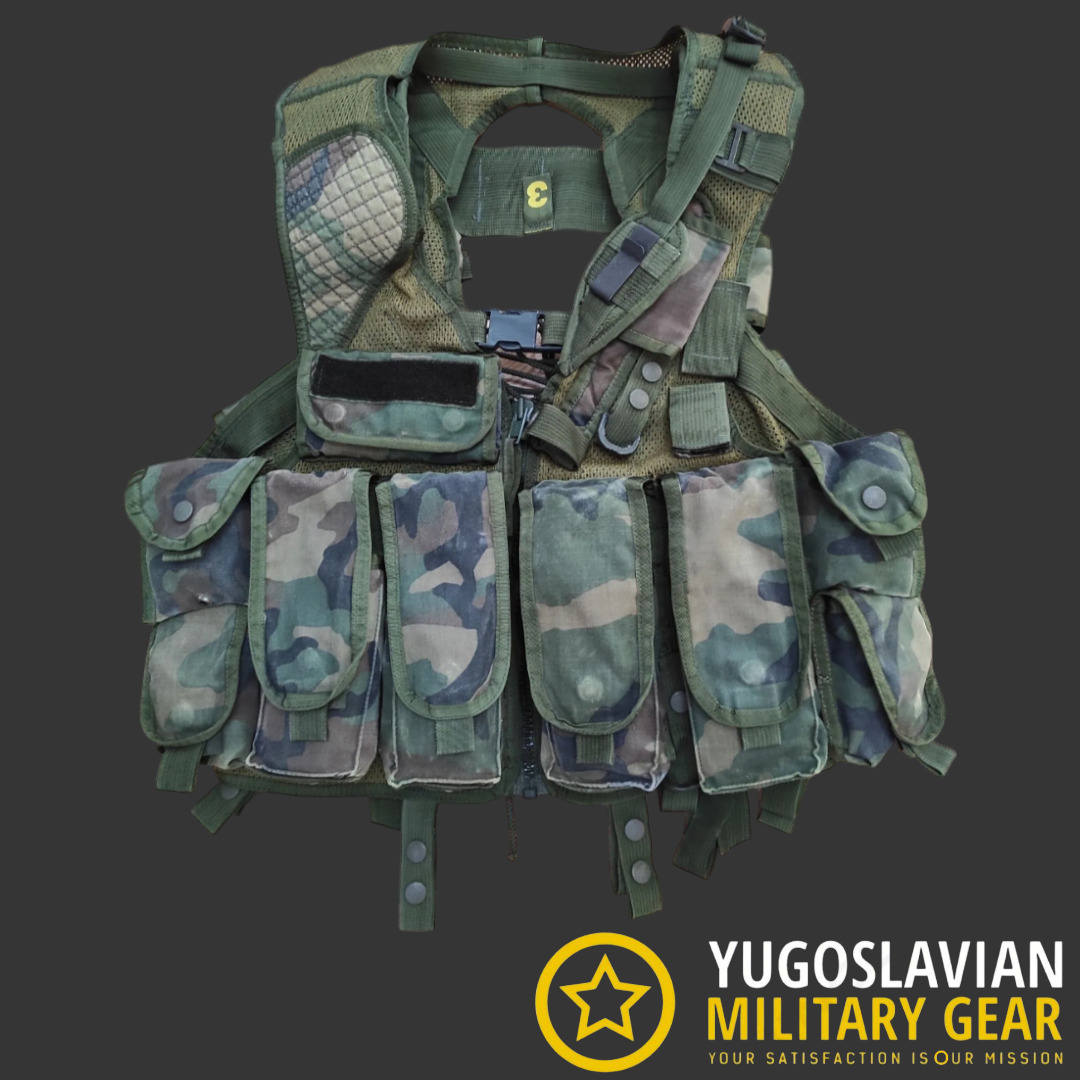 Yugoslavia/Serbia/Balkan War Police Milicija PJP Woodland Combat Vest