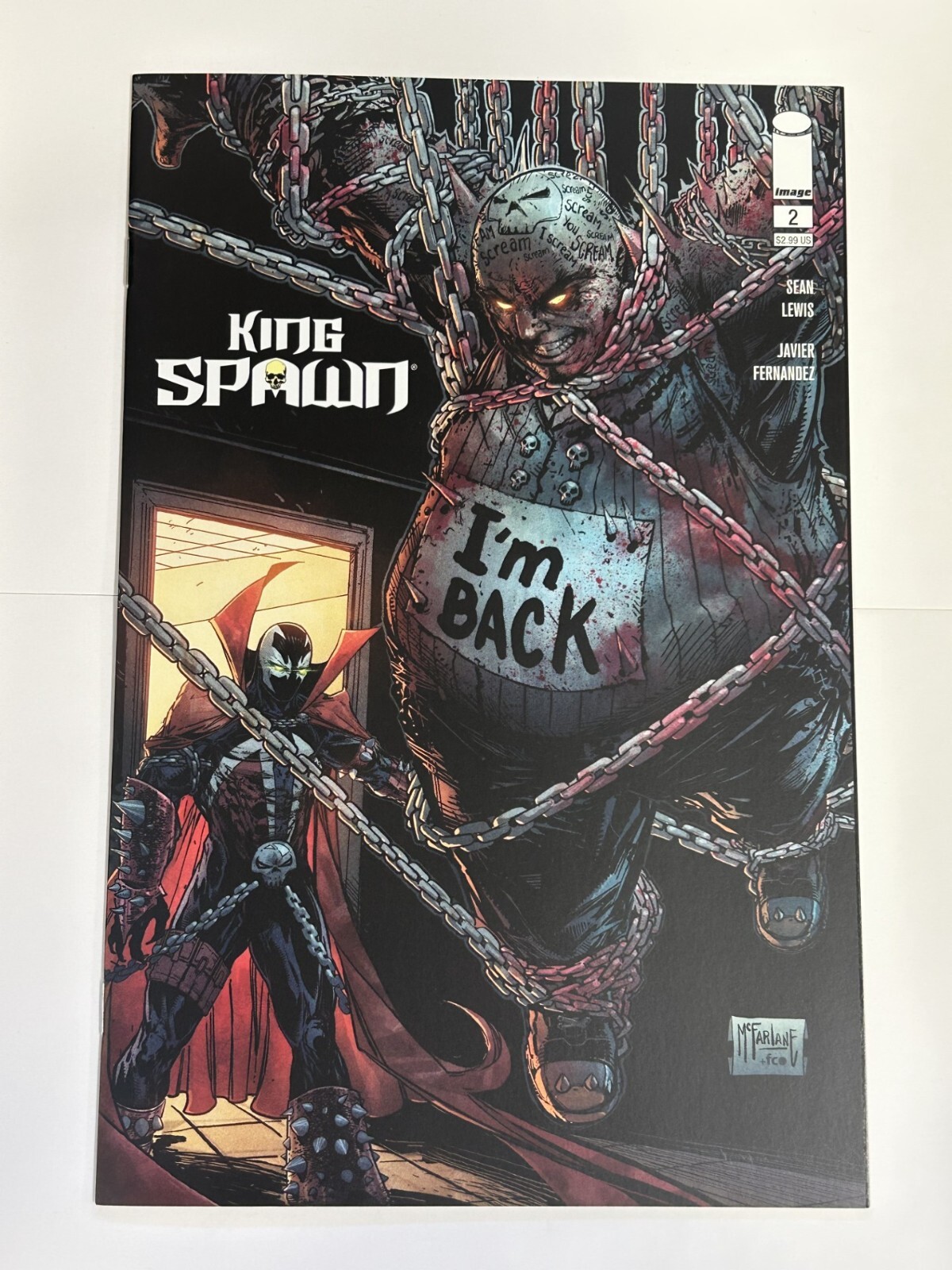 KING SPAWN #2 2021 NEAR MINT COVER B MCFARLANE IMAGE COMICS b-446
