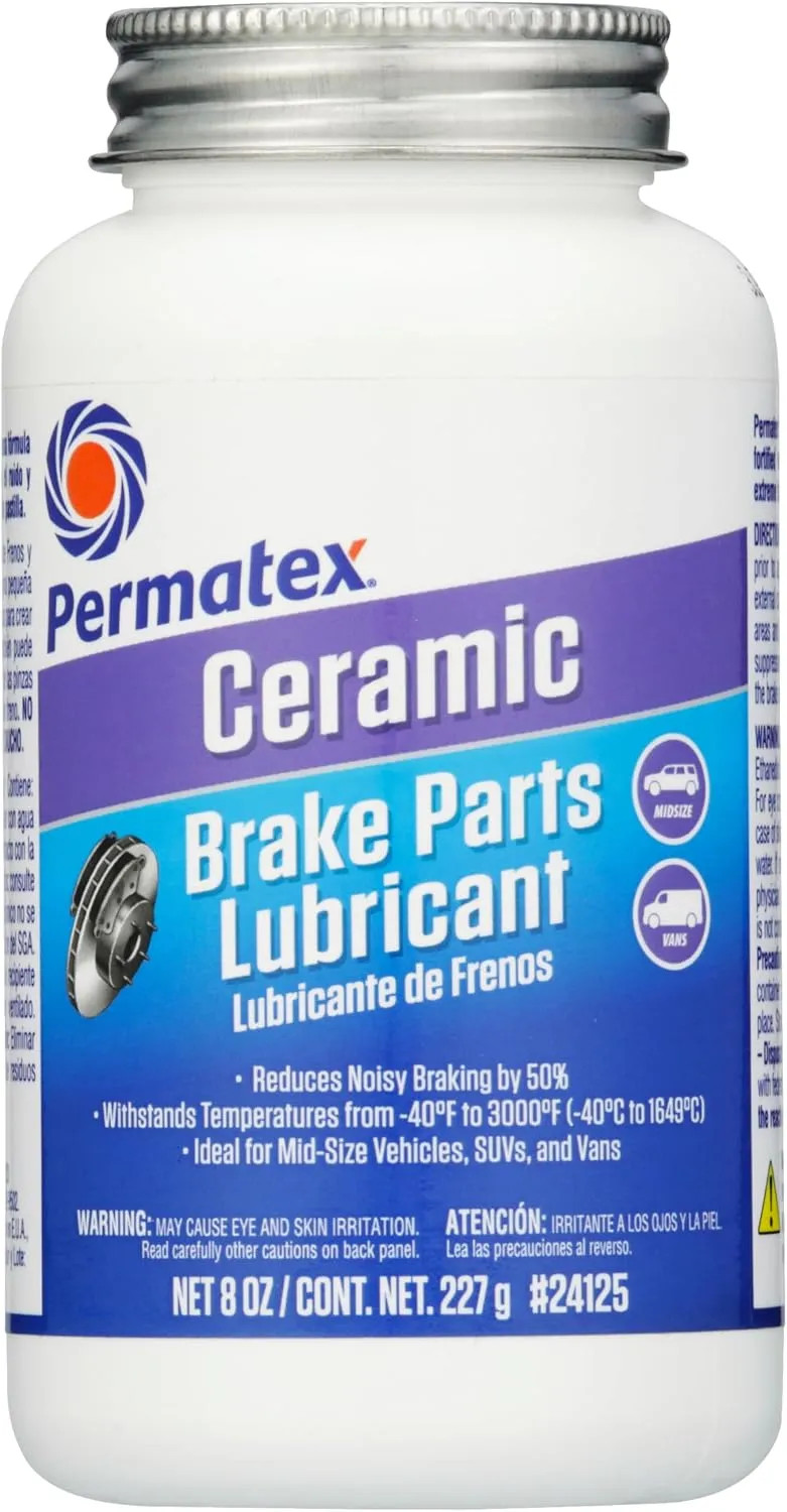 Ceramic Extreme Brake Parts Lubricant 8 oz High Temperature Long Lasting Grease