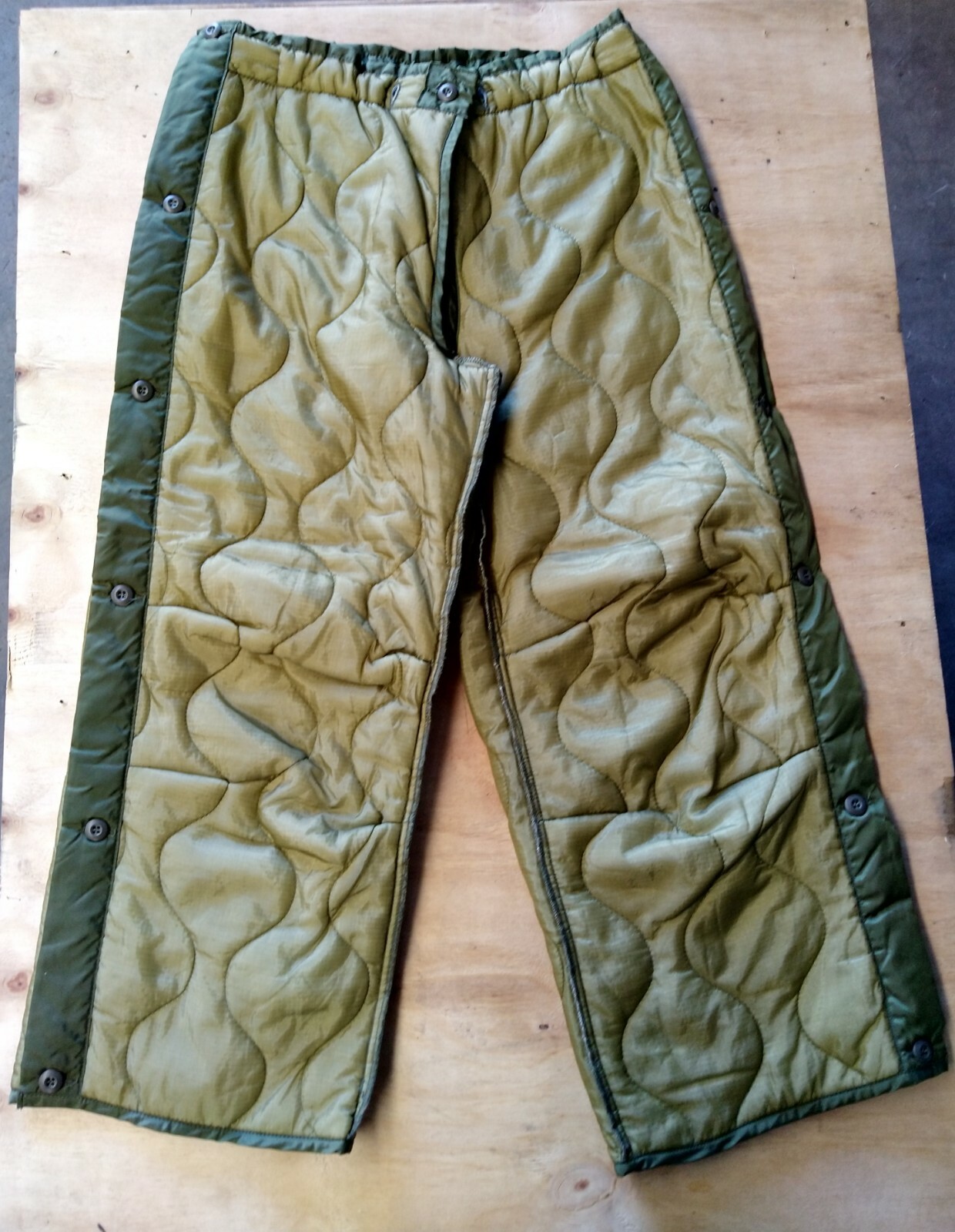 M65 Insulated Trouser Liner Size Medium Long - Winter Pants New Condition 
