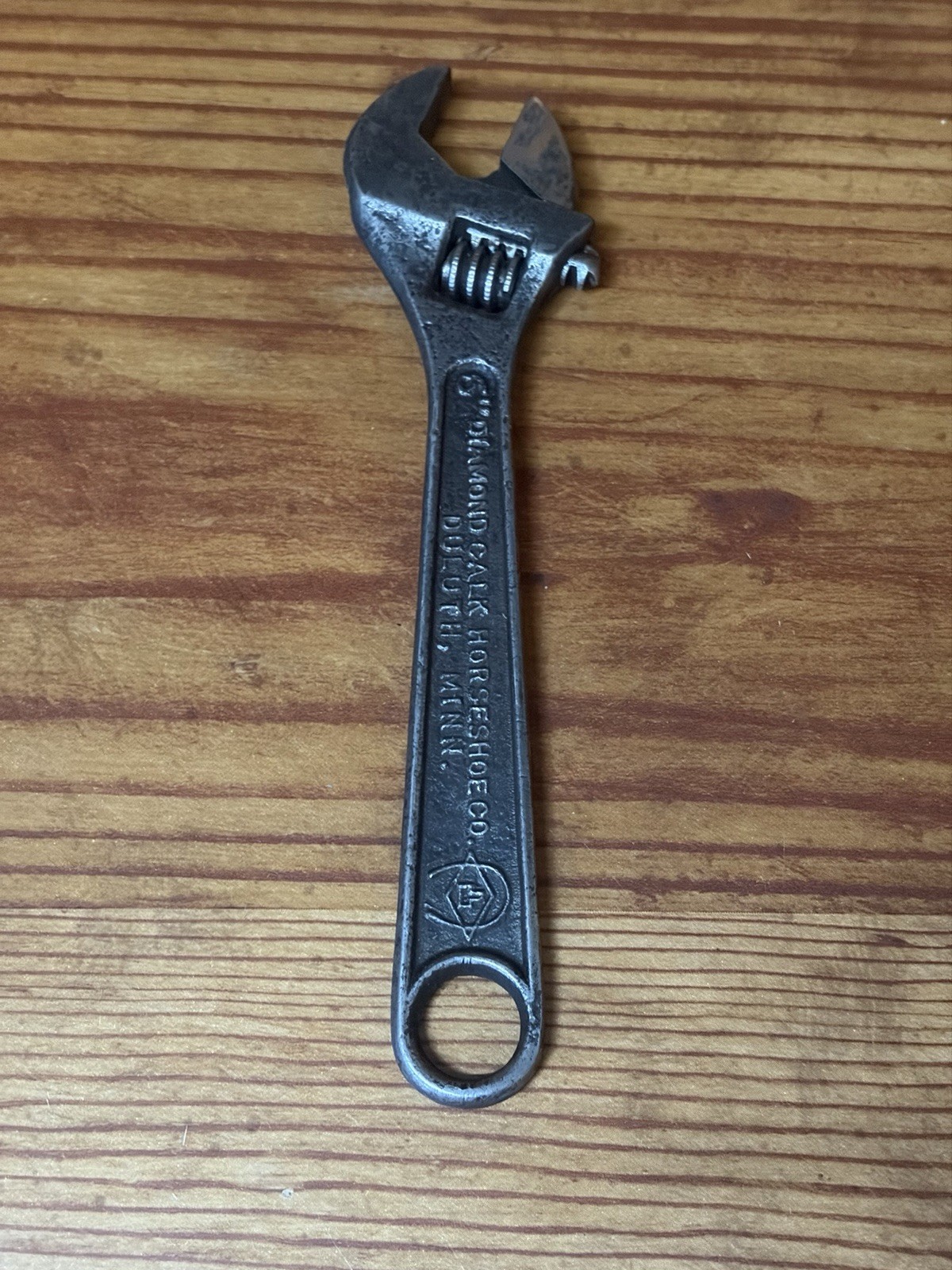 Vintage Diamond Calk Horse Shoes Double Adjustable Wrench 6 Diamalloy Steel USA