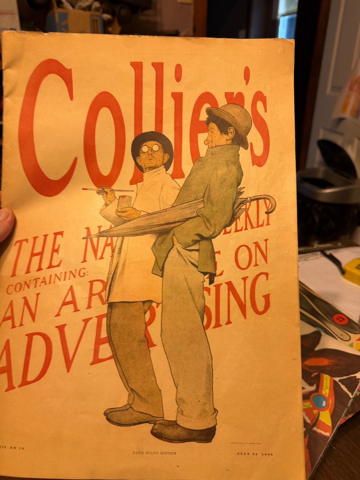 Collier's  weekly Newspaper   July 24,1909