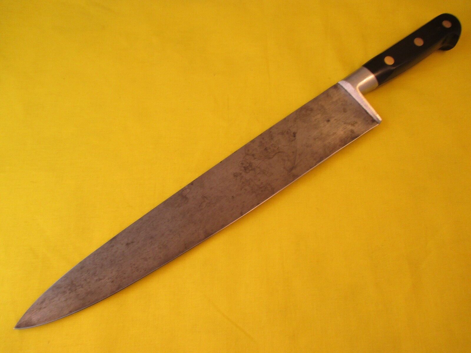 Sabatier Two Lions Professional 12 inch Carbon Steel Chef Knife, #2